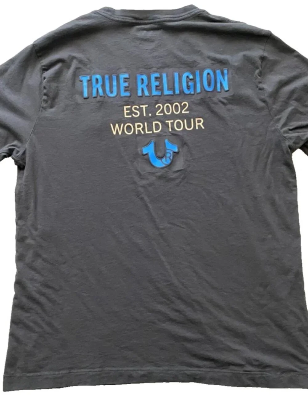 TRUE RELIGION Gray Embossed XL Men’s T-Shirt
